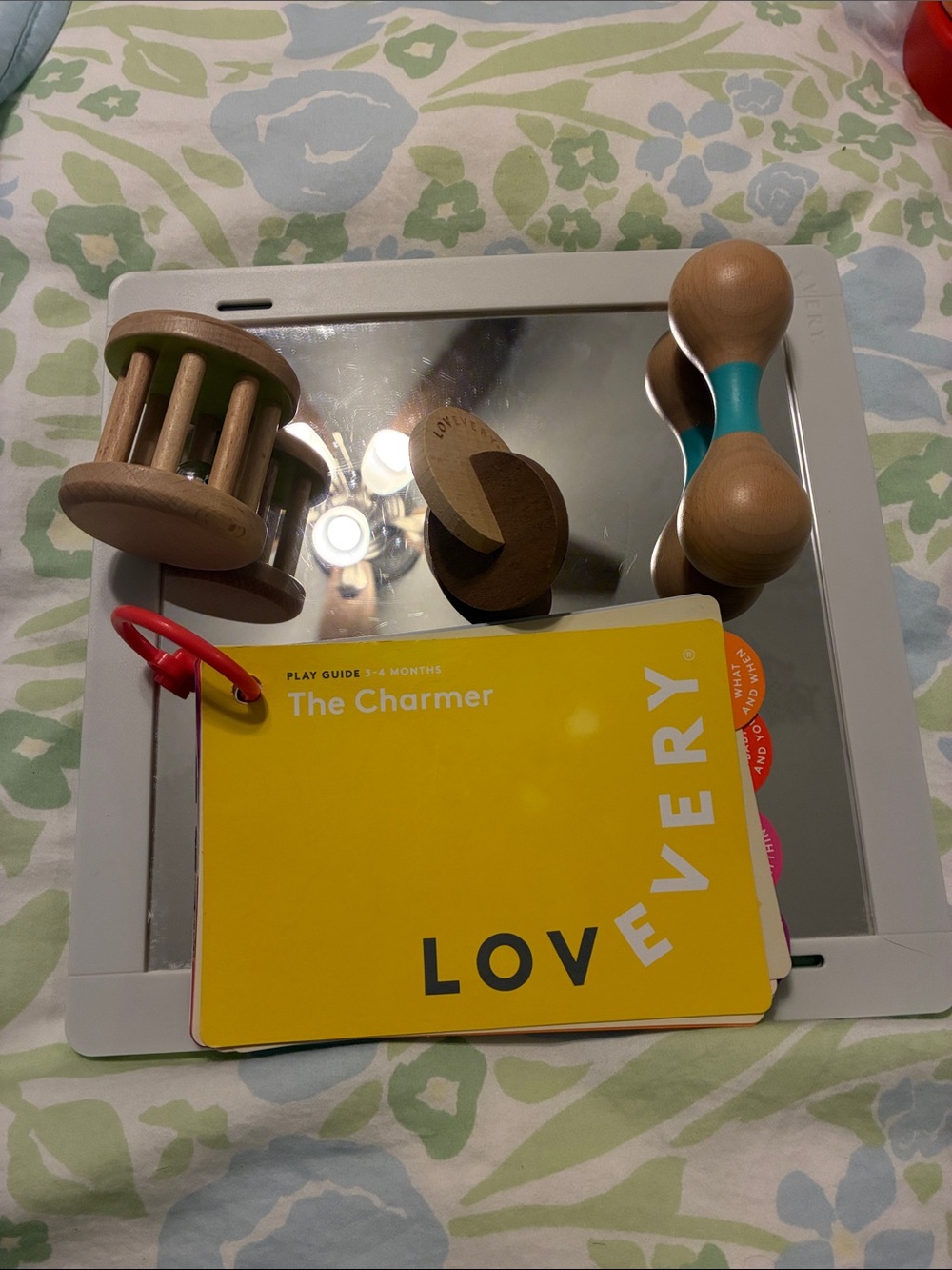Lovevery The Charmer Play Guide — Yellow Baby Activity Cards